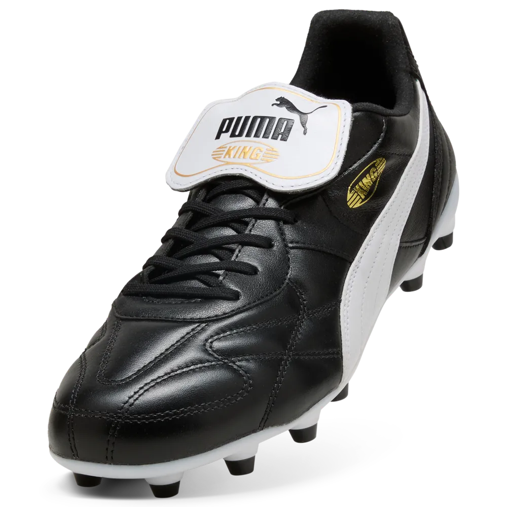 Puma KING TOP FG/AG Fußballschuhe – Black/White Puma KING TOP FG/AG Fußballschuhe – Black/White