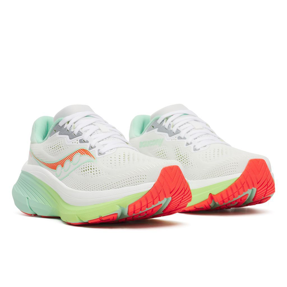 saucony Guide 19 Damen Stabilität-Laufschuh – White | Tint