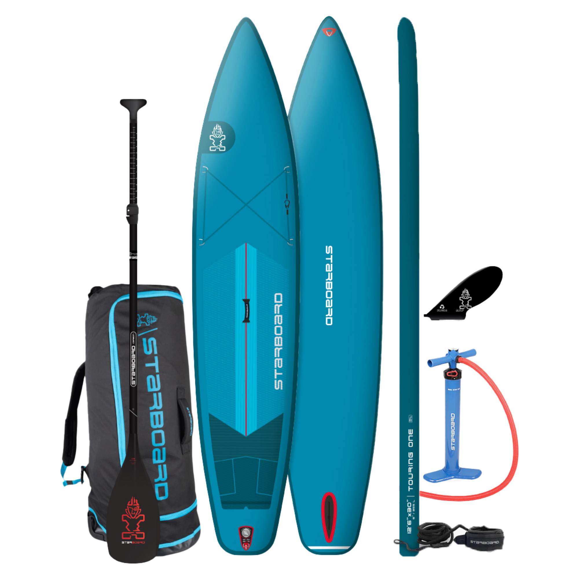 Starboard Touring One With Paddle 12'6" x 30" x 6" DL – Stand Up Paddle Board Komplettset