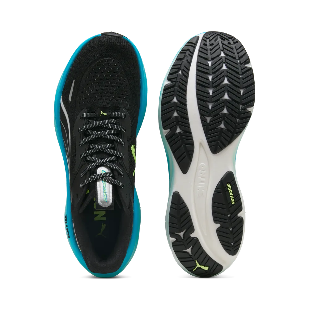 Puma Magnify NITRO™ 3 - Black/Speed Blue - Laufschuhe für Herren Puma Magnify NITRO™ 3 - Black/Speed Blue - Laufschuhe für Herren