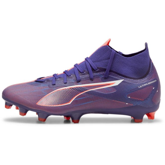 Puma ULTRA 5 MATCH+ FG/AG Damen Fussballschuh - Lapis Lazuli White-Sunset Glow