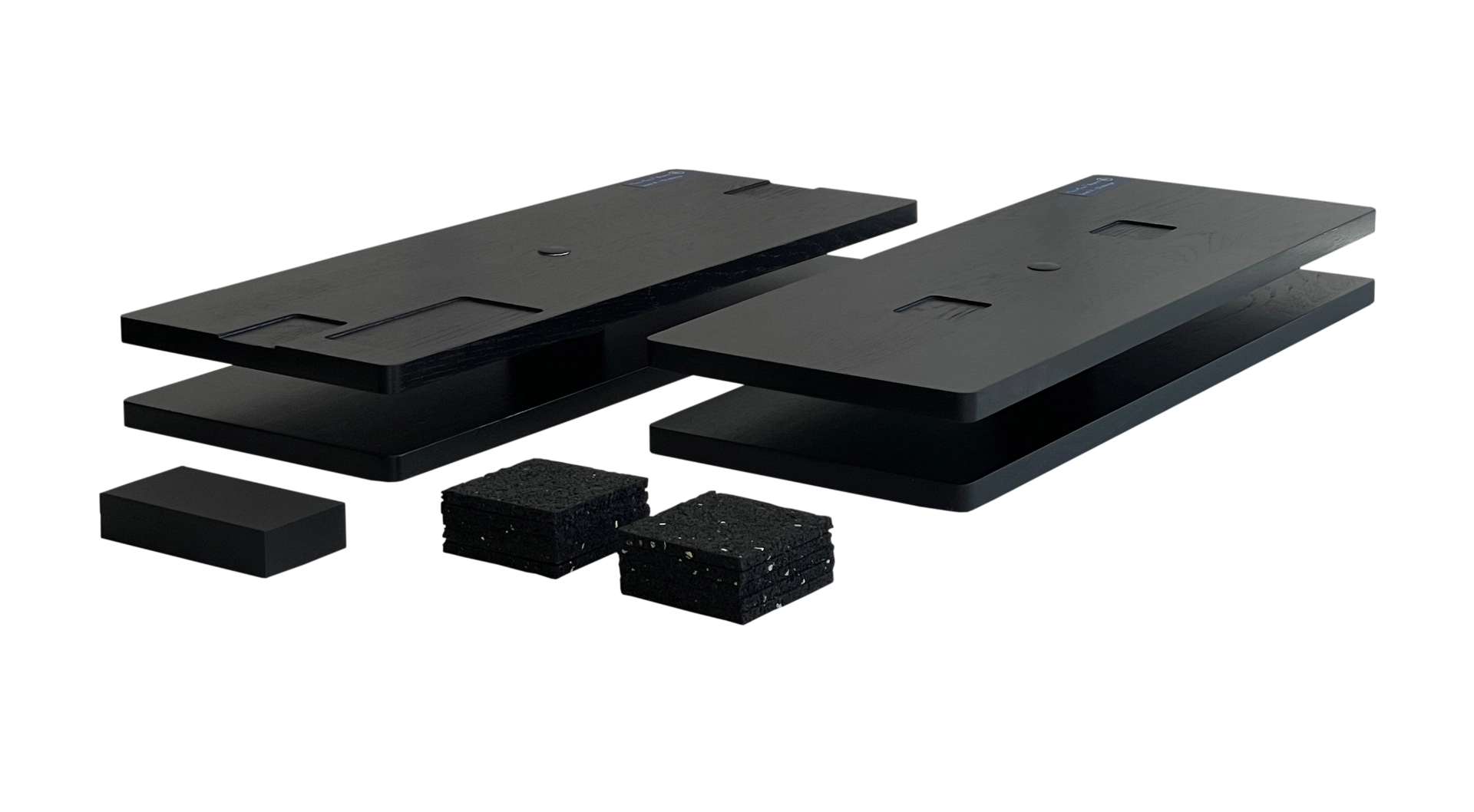 FlowRow Balance Board für Concept2 RowErg mit Standardbeinen – Schwarz