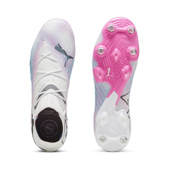 Puma FUTURE 7 ULTIMATE MxSG Fussballschuh - white poison pink Puma FUTURE 7 ULTIMATE MxSG Fussballschuh - white poison pink