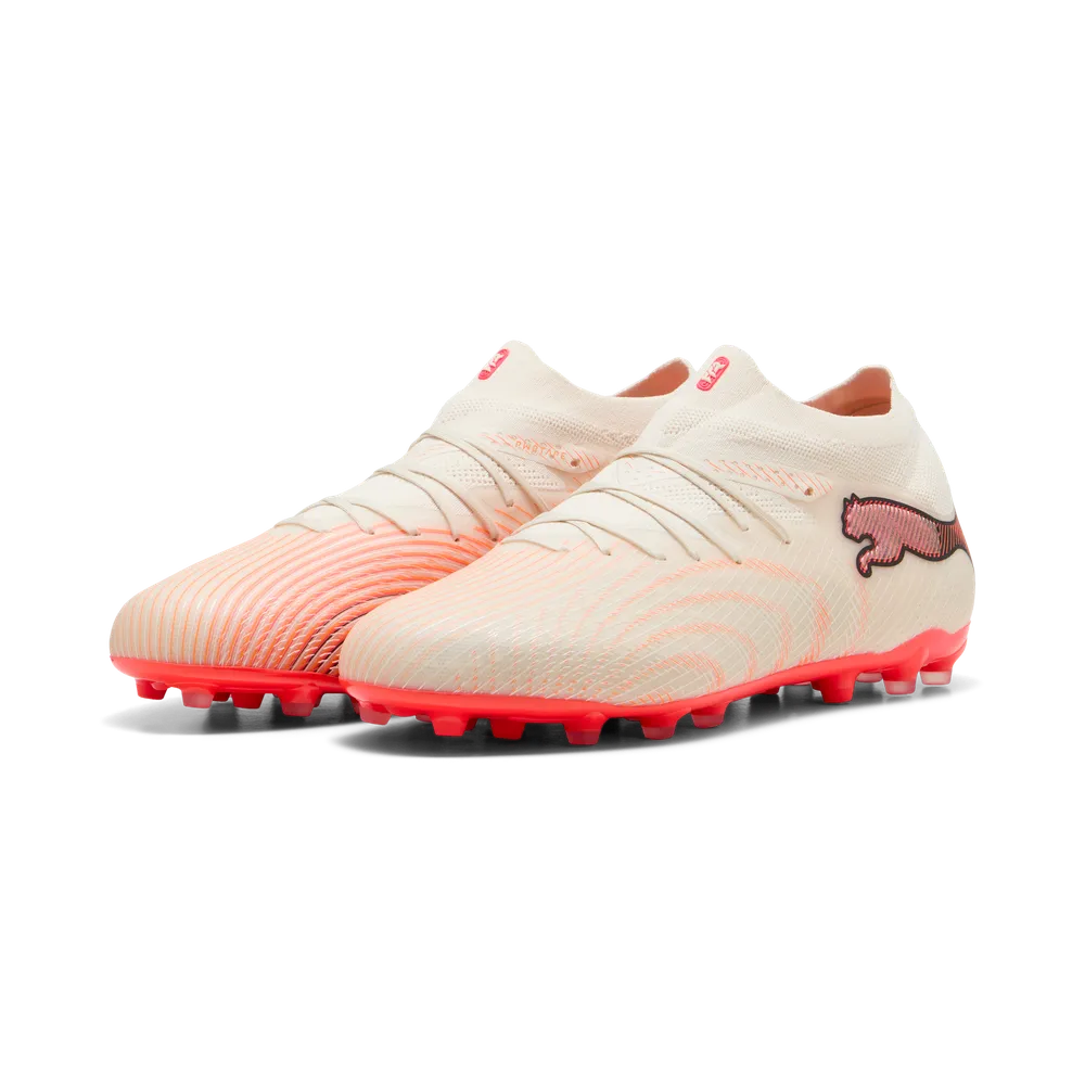 Puma FUTURE 9 PRO MG Fußballschuhe – Sugared Almond / White Ultra Red / Black
