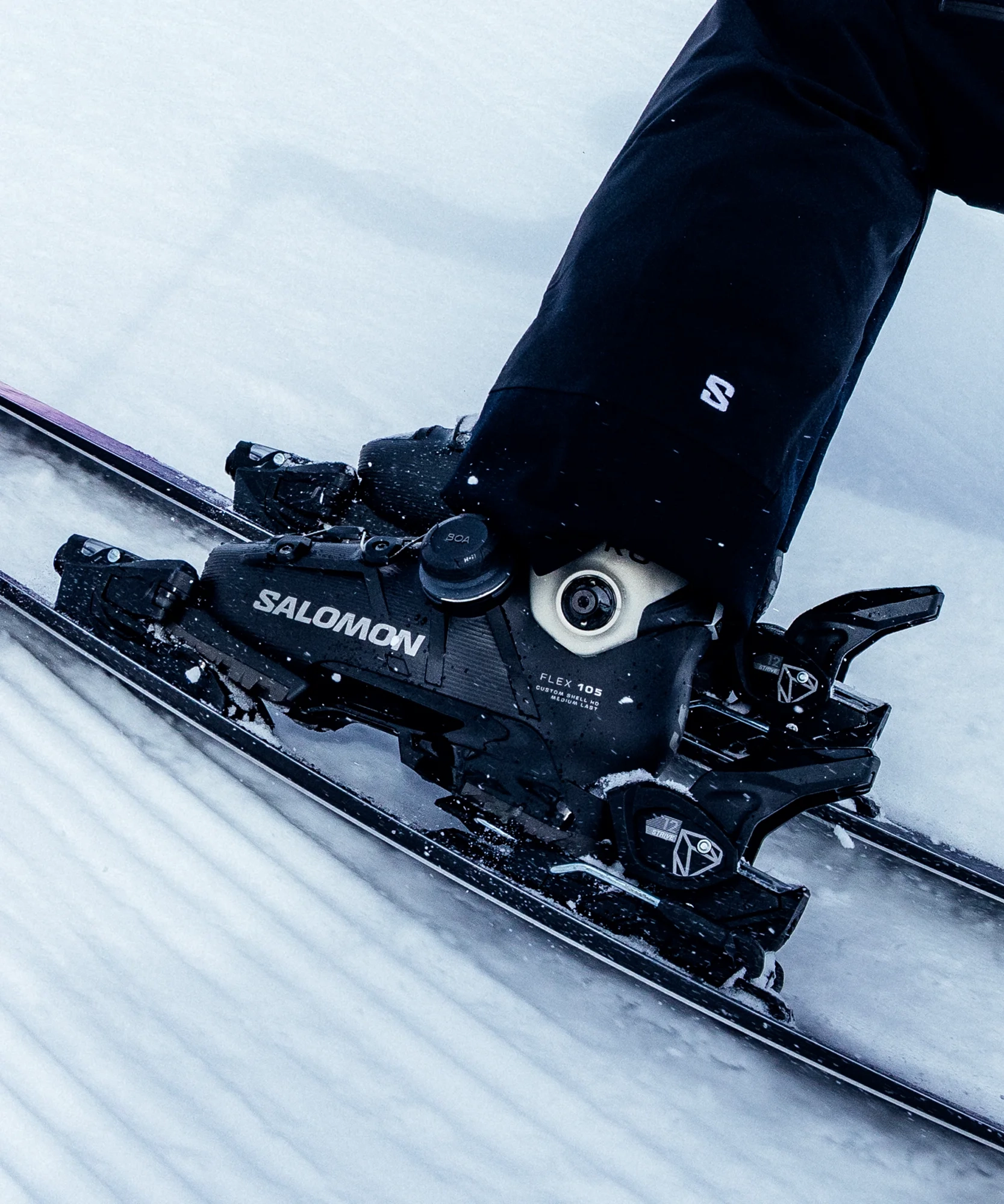 Salomon S/PRO SUPRA DUAL BOA® 105 GripWalk® Damen Alpin-Skischuhe - black/light bronze metallic Salomon S/PRO SUPRA DUAL BOA® 105 GripWalk® Damen Alpin-Skischuhe - black/light bronze metallic