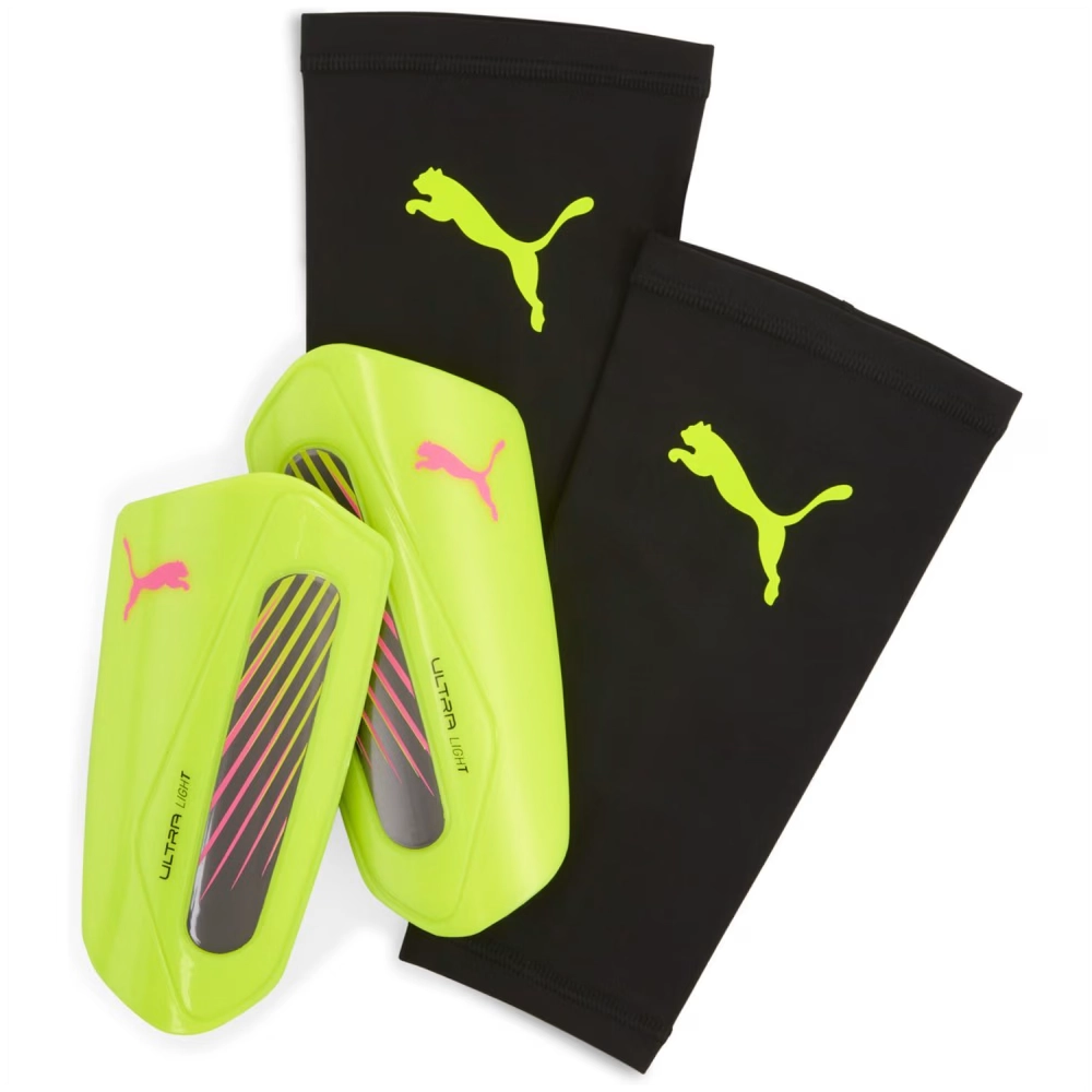 Puma ULTRA Light Strap Schienbeinschoner – Yellow Alert