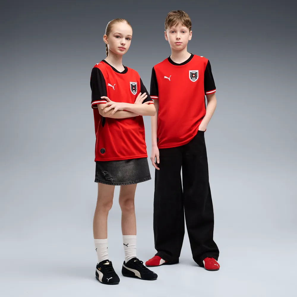 Puma ÖFB Österreich Heimtrikot WM 2026 für Kinder 