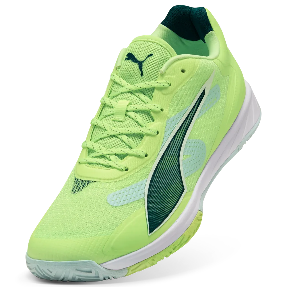 PUMA Accelerate Turbo 4 Fizzy Green/White/Silver - Handballschuhe Herren PUMA Accelerate Turbo 4 Fizzy Green/White/Silver - Handballschuhe Herren