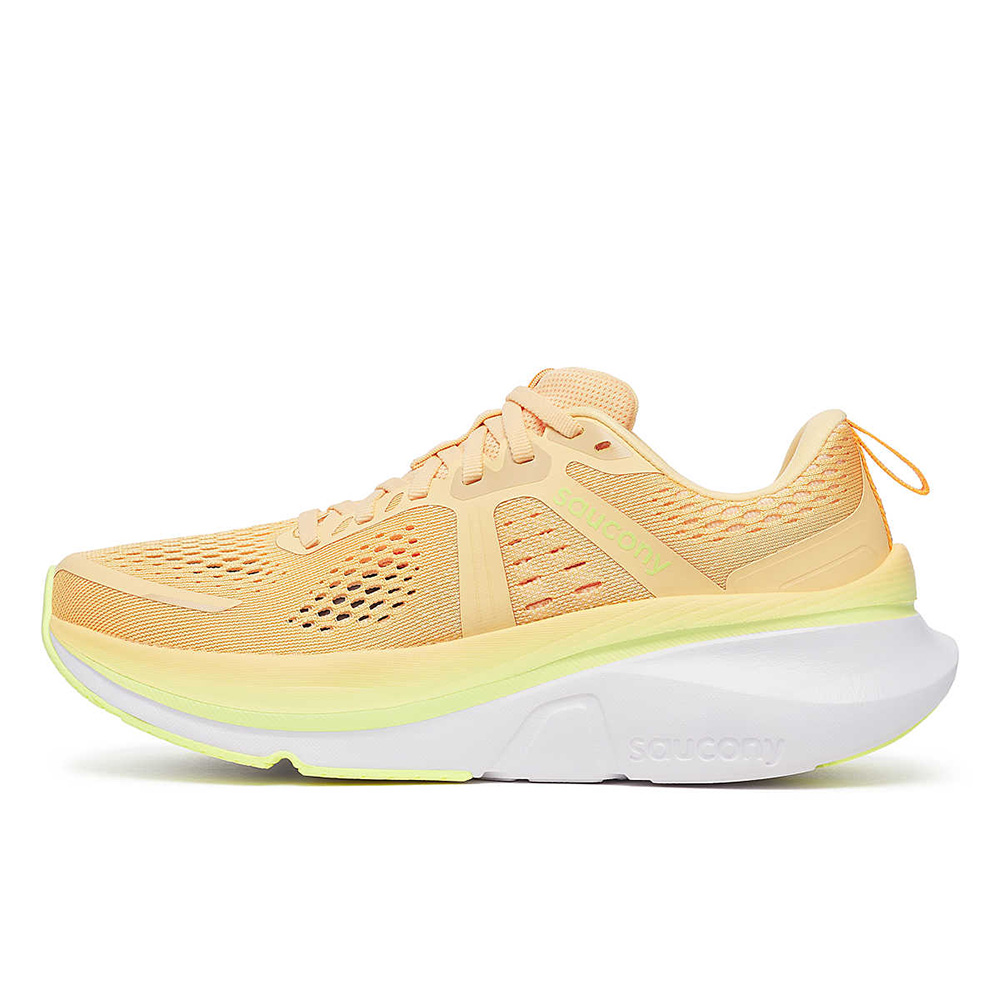 saucony Guide 18 Damen Stabilität- Laufschuh - Peach | Sunny saucony Guide 18 Damen Stabilität- Laufschuh - Peach | Sunny