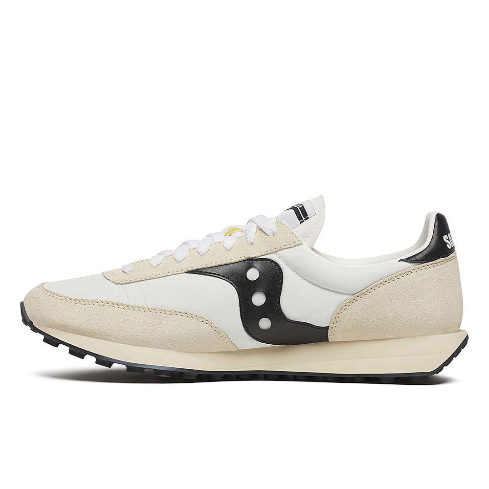 Saucony Trainer 80 Unisex Sneaker - Classic | White | Black Saucony Trainer 80 Unisex Sneaker - Classic | White | Black