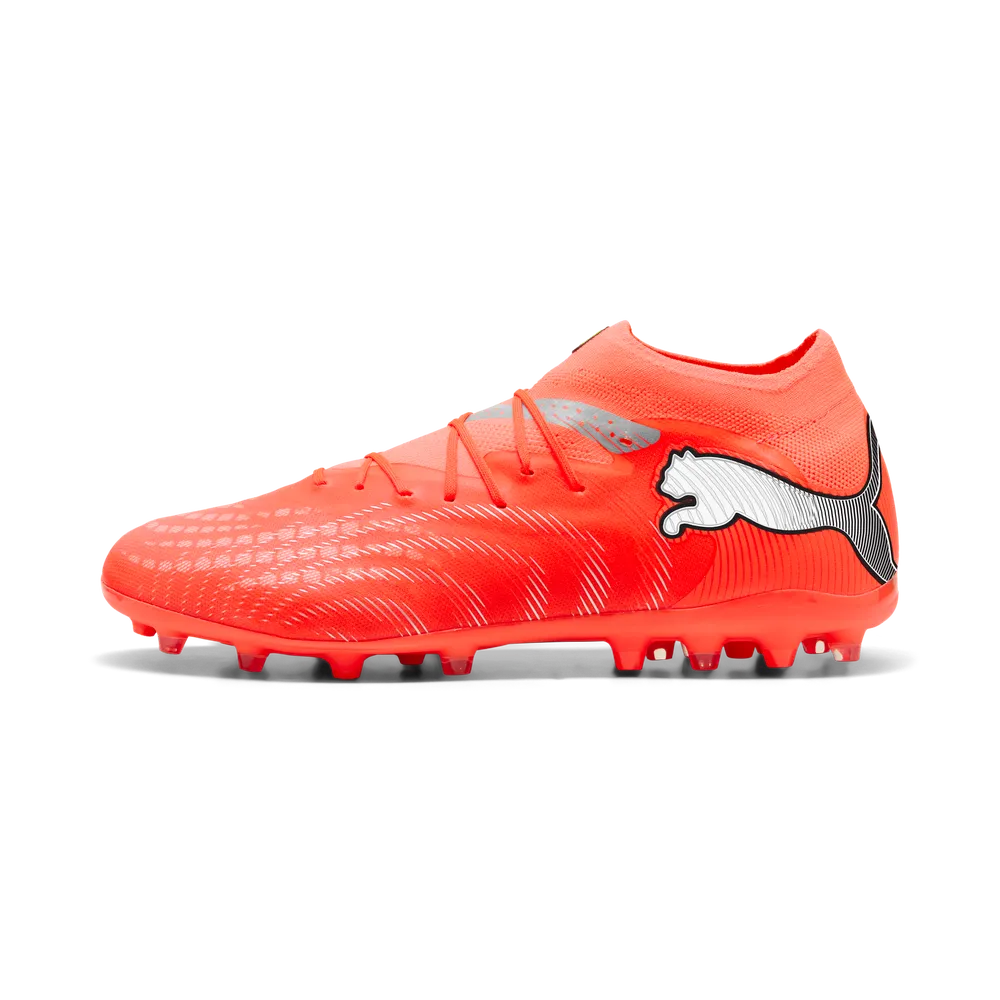 Puma FUTURE 9 PRO MG Fußballschuhe – Glowing Red/White/Black/Sliver
