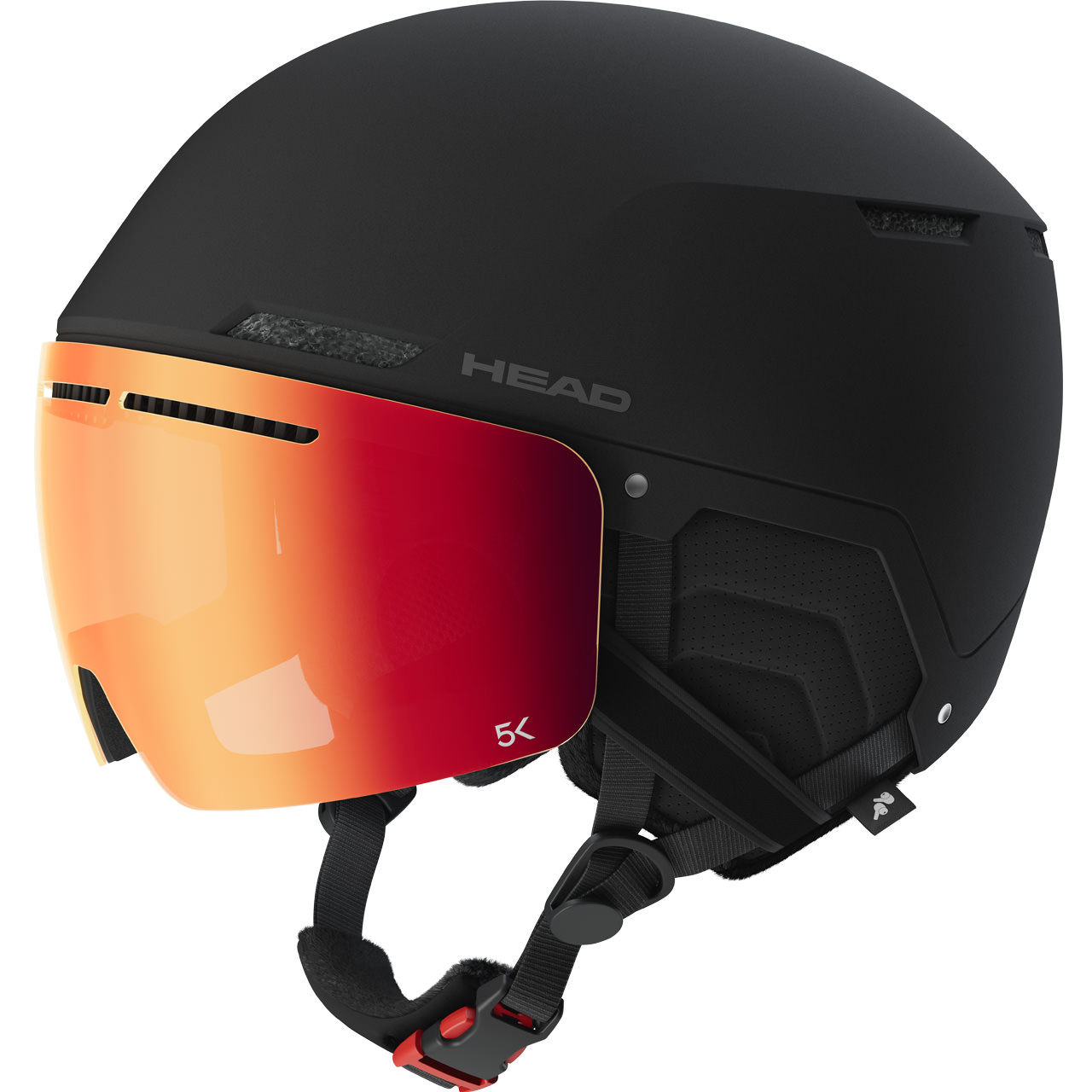 Head Cinema 5K Skihelm mit Visier - black Head Cinema 5K Skihelm mit Visier - black
