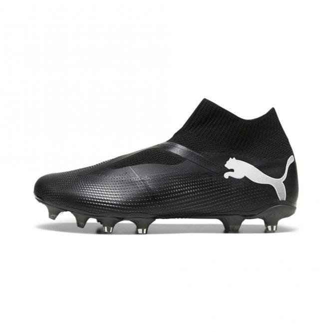 Puma FUTURE 7 MATCH+ LL FG/AG Fussballschuh - black white Puma FUTURE 7 MATCH+ LL FG/AG Fussballschuh - black white