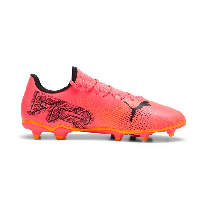 Puma FUTURE 7 PLAY FG/AG Fussballschuh - Sunset Glow/Black Sun Stream