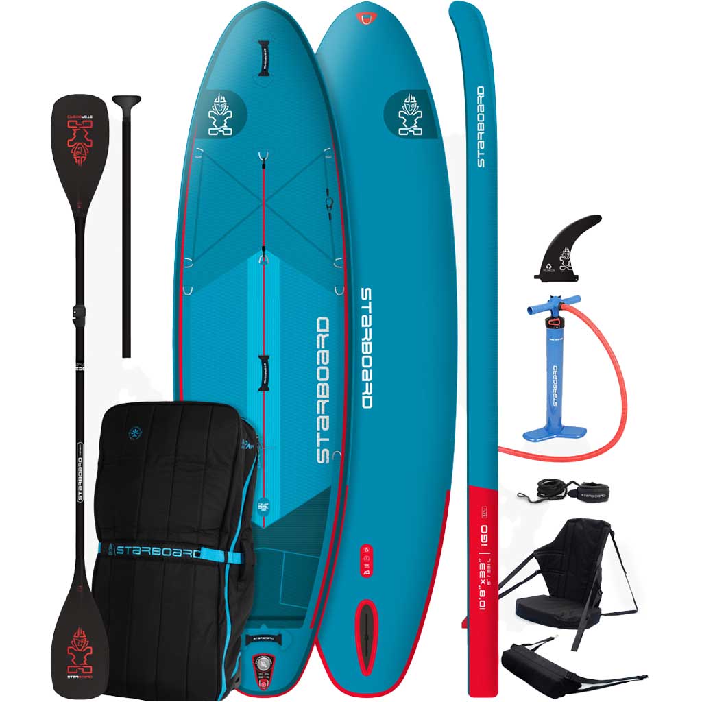 Starboard iGO With Kayak Set Deluxe Lite 10'8" x 33" – Stand Up Paddle Board Komplettset Starboard iGO With Kayak Set Deluxe Lite 10'8" x 33" – Stand Up Paddle Board Komplettset