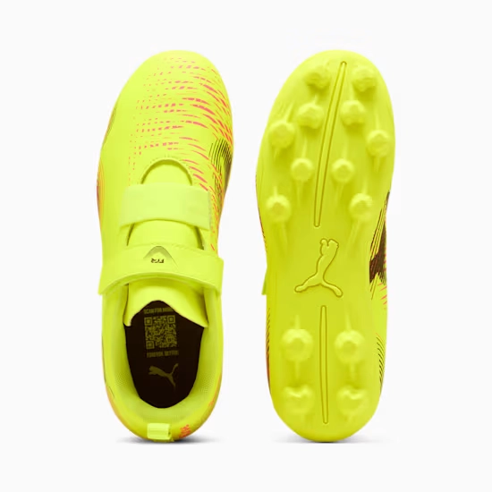 FUTURE 8 PLAY V FG/AG RB Fußballschuhe JR – Yellow Alert