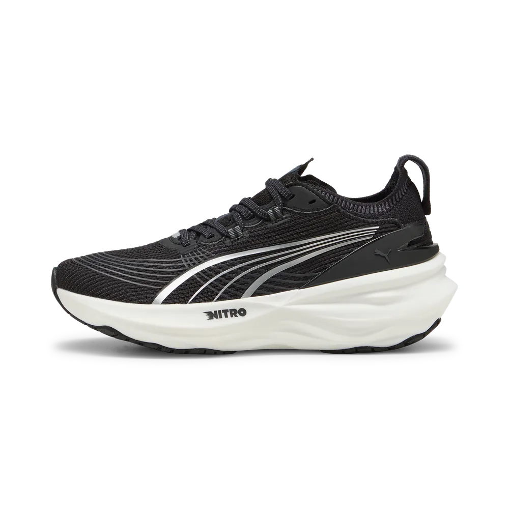 Puma ForeverRun NITRO™ 2 - Black/White - Laufschuhe für Damen