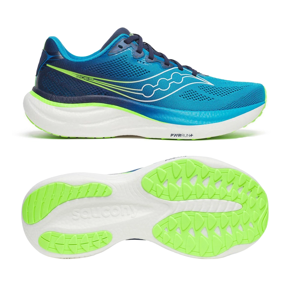 saucony Ride 19 Herren Neutral-Laufschuh - Cobalt | Slime saucony Ride 19 Herren Neutral-Laufschuh - Cobalt | Slime