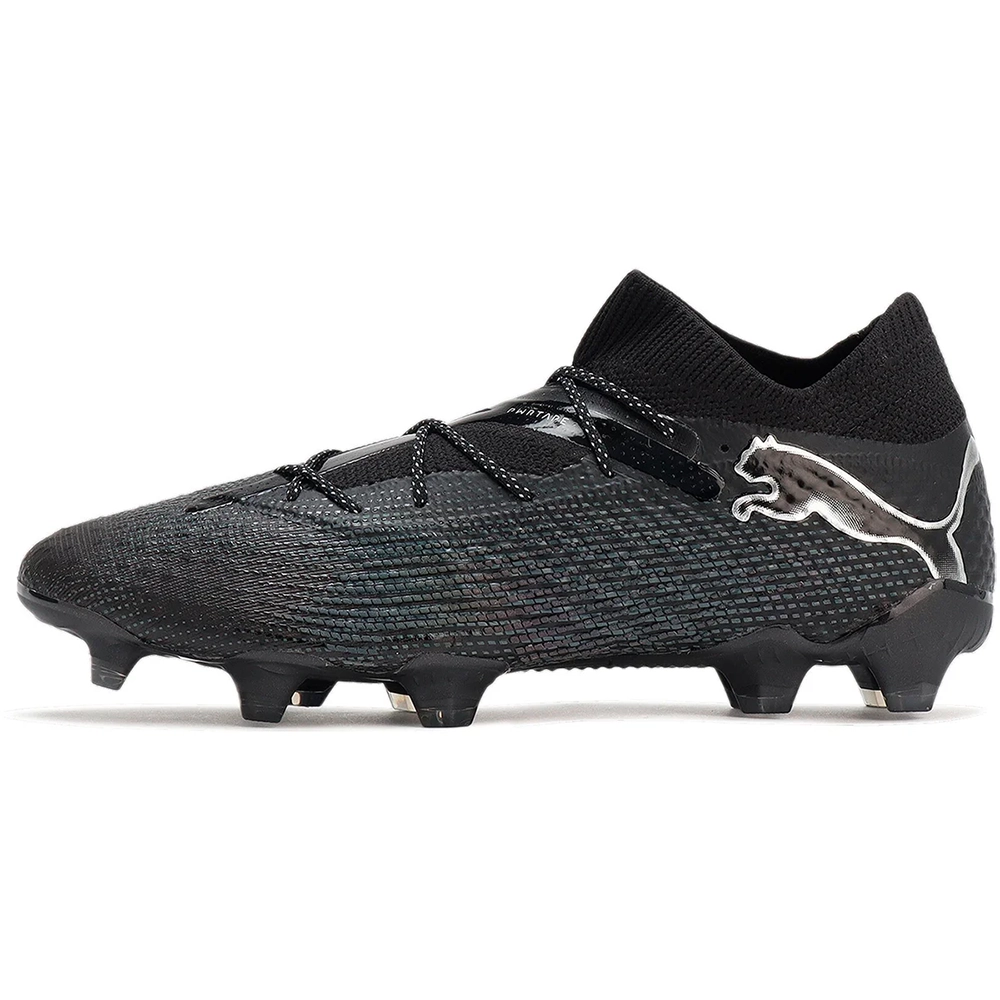 Puma FUTURE 7 ULTIMATE FG/AG Fussballschuh - Black/Silver/Gray Shadow 