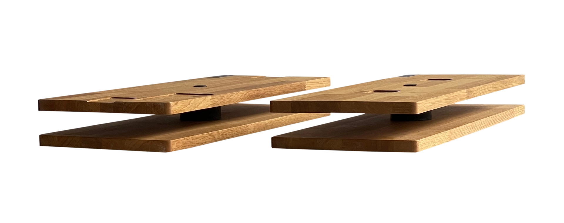 FlowRow Balance Board für Concept2 RowErg mit Standardbeinen – Eiche