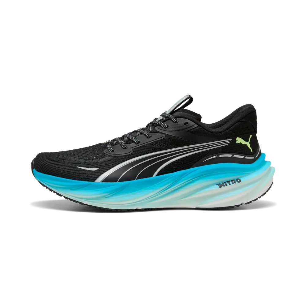 Puma Magnify NITRO™ 3 - Black/Speed Blue - Laufschuhe für Herren Puma Magnify NITRO™ 3 - Black/Speed Blue - Laufschuhe für Herren