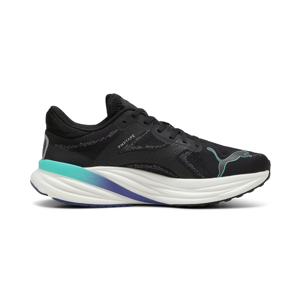 Puma Magnify NITRO™ 2 Laufschuhe für Herren - Black-Aquatic-Blue