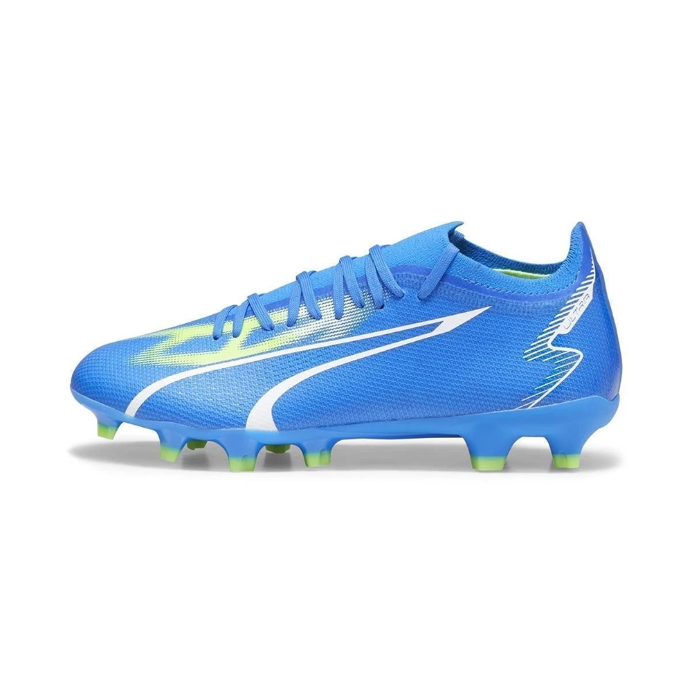 Puma ULTRA MATCH FG/AG Damen Fussballschuh - Blue/White/Pro Green