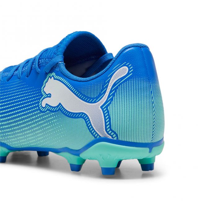 Puma FUTURE 7 PLAY FG/AG Fussballschuh - Hyperlink Blue Mint White