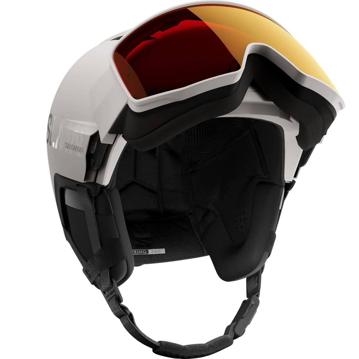 Salomon DRIVER PRIME SIGMA PLUS Skihelm mit Visier - grey violet