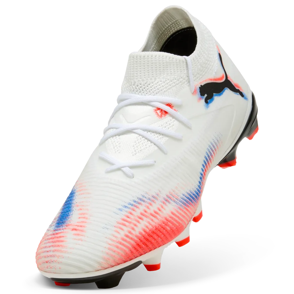 Puma FUTURE 8 MATCH FG/AG Fußballschuhe Damen – White/Black Glowing Red