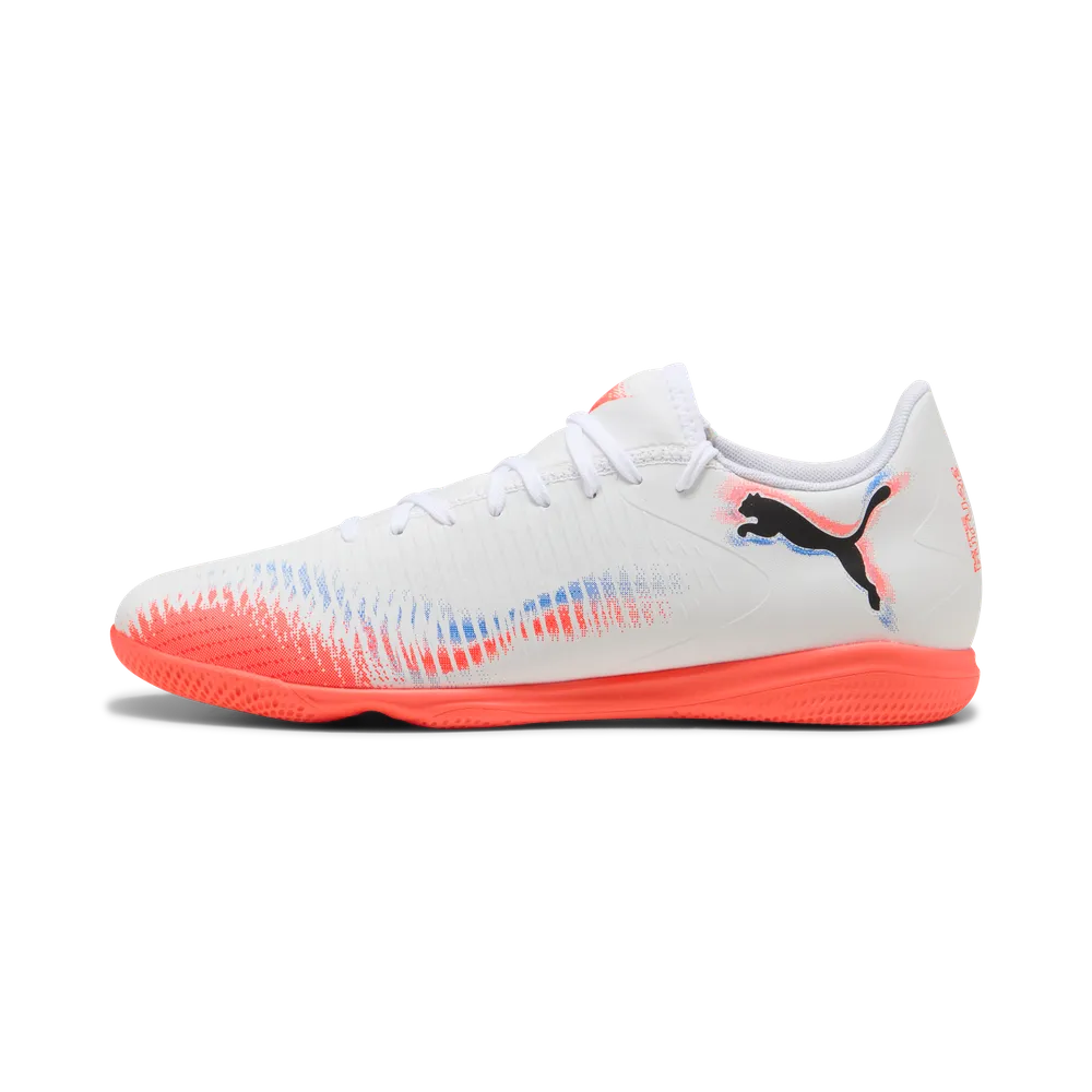 Puma FUTURE 8 PLAY IT Hallenfußballschuh - White/Black Glowing Red Puma FUTURE 8 PLAY IT Hallenfußballschuh - White/Black Glowing Red