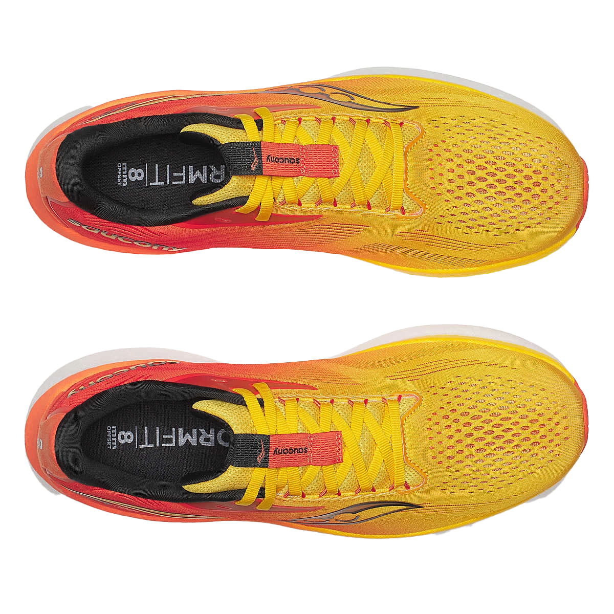 saucony Ride 18 Herren Neutral Laufschuh - Pollen | Pepper