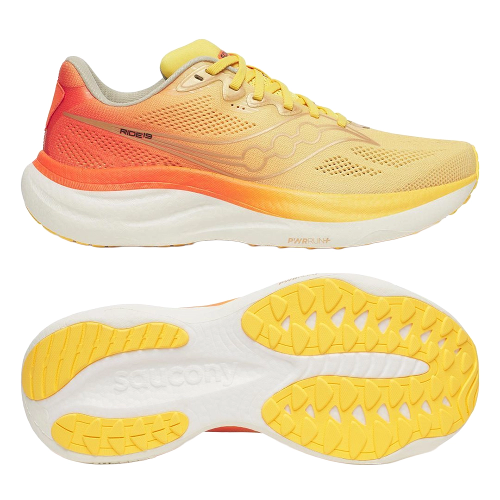 Saucony Ride 19 Herren Neutral-Laufschuh - Sunrise Saucony Ride 19 Herren Neutral-Laufschuh - Sunrise