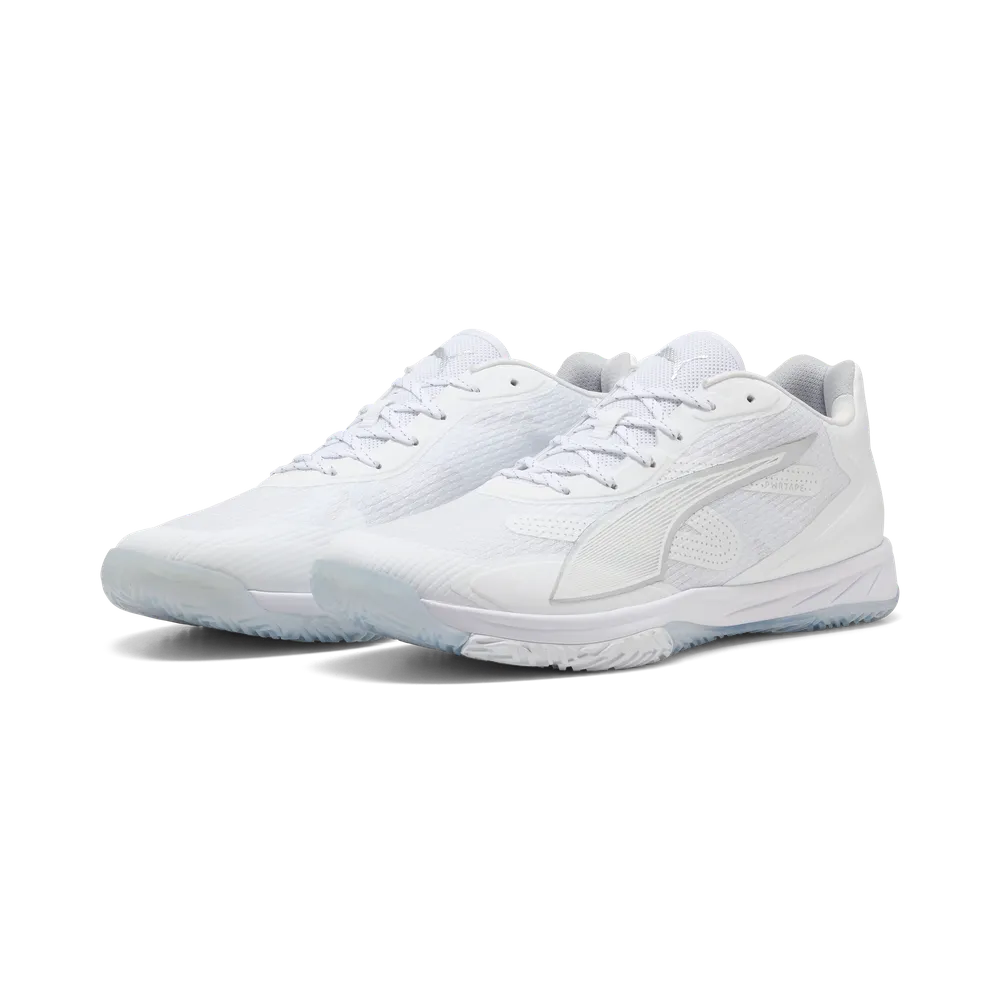 PUMA Accelerate Turbo 4 White/Silver/Ash Grey - Handballschuhe Herren PUMA Accelerate Turbo 4 White/Silver/Ash Grey - Handballschuhe Herren