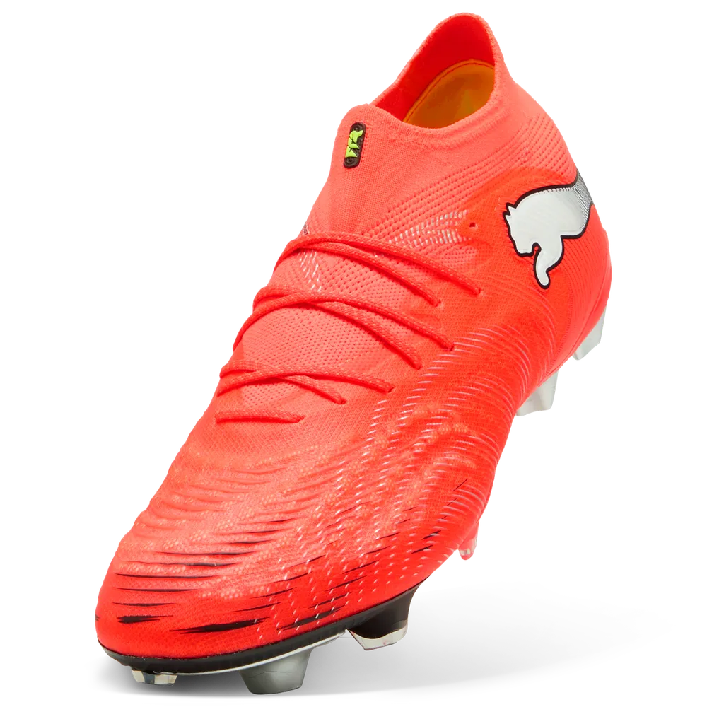 Puma FUTURE 9 ULTIMATE FG Fußballschuhe – Glowing Red/White/Black/Sliver