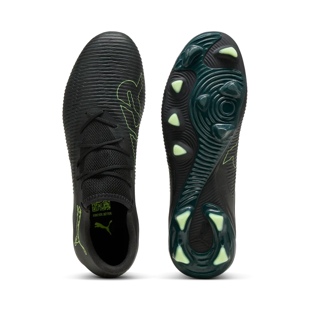 Puma FUTURE 8 MATCH LOW FG/AG Fußballschuhe - Black/Fizzy Green