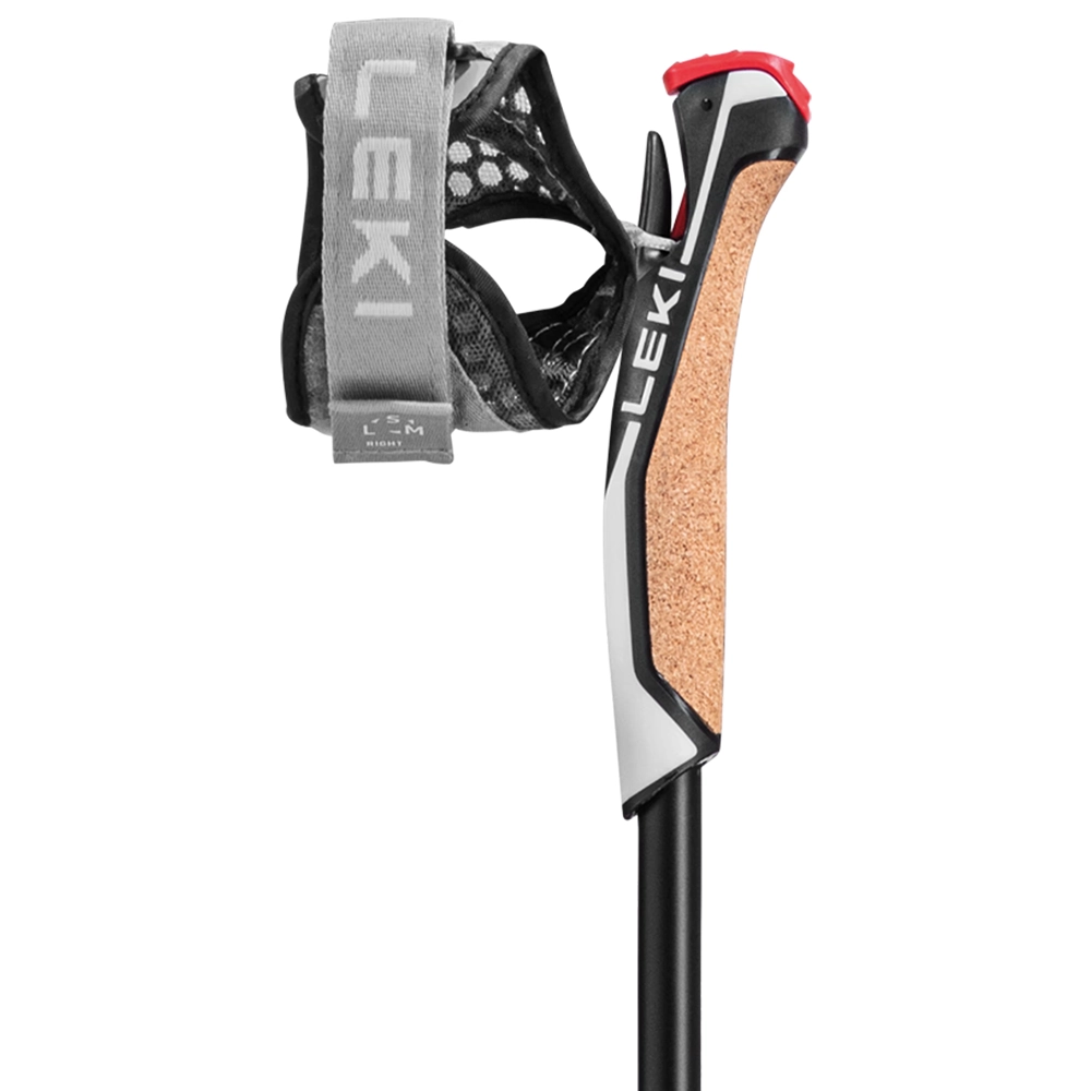 LEKI Pacemaker Lite Trekkingstock – black/white/orange