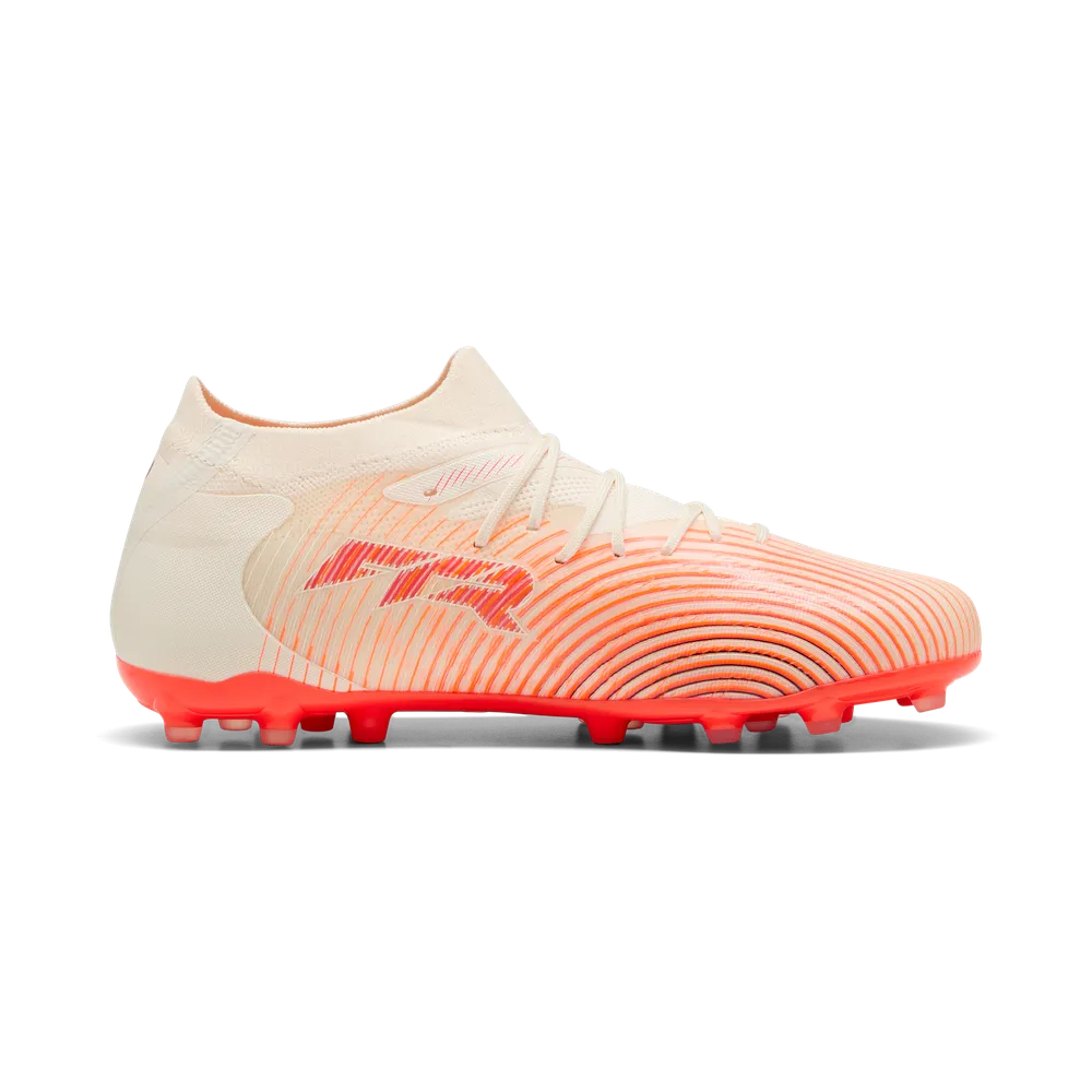 Puma FUTURE 9 MATCH MG Fußballschuhe – Sugared Almond / White Ultra Red / Black