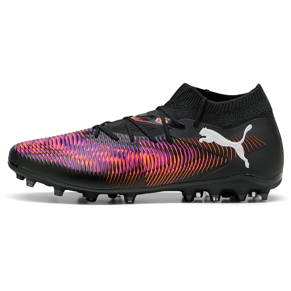 Puma FUTURE 8 MATCH MG Fußballschuhe – Black White/Glowing Red
