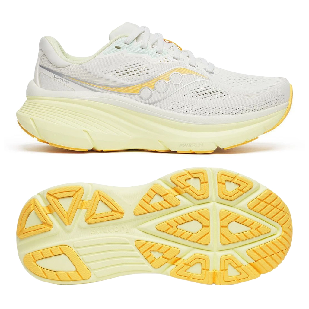 saucony Guide 19 Damen Stabilität-Laufschuh - Ivory | Tender saucony Guide 19 Damen Stabilität-Laufschuh - Ivory | Tender