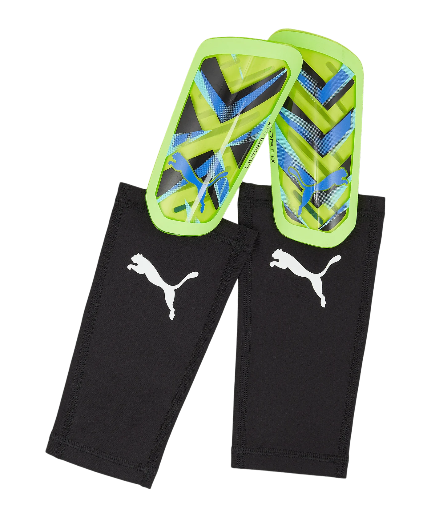 Puma ULTRA Flex Sleeve Schienbeinschoner - fizzy apple bluemazing