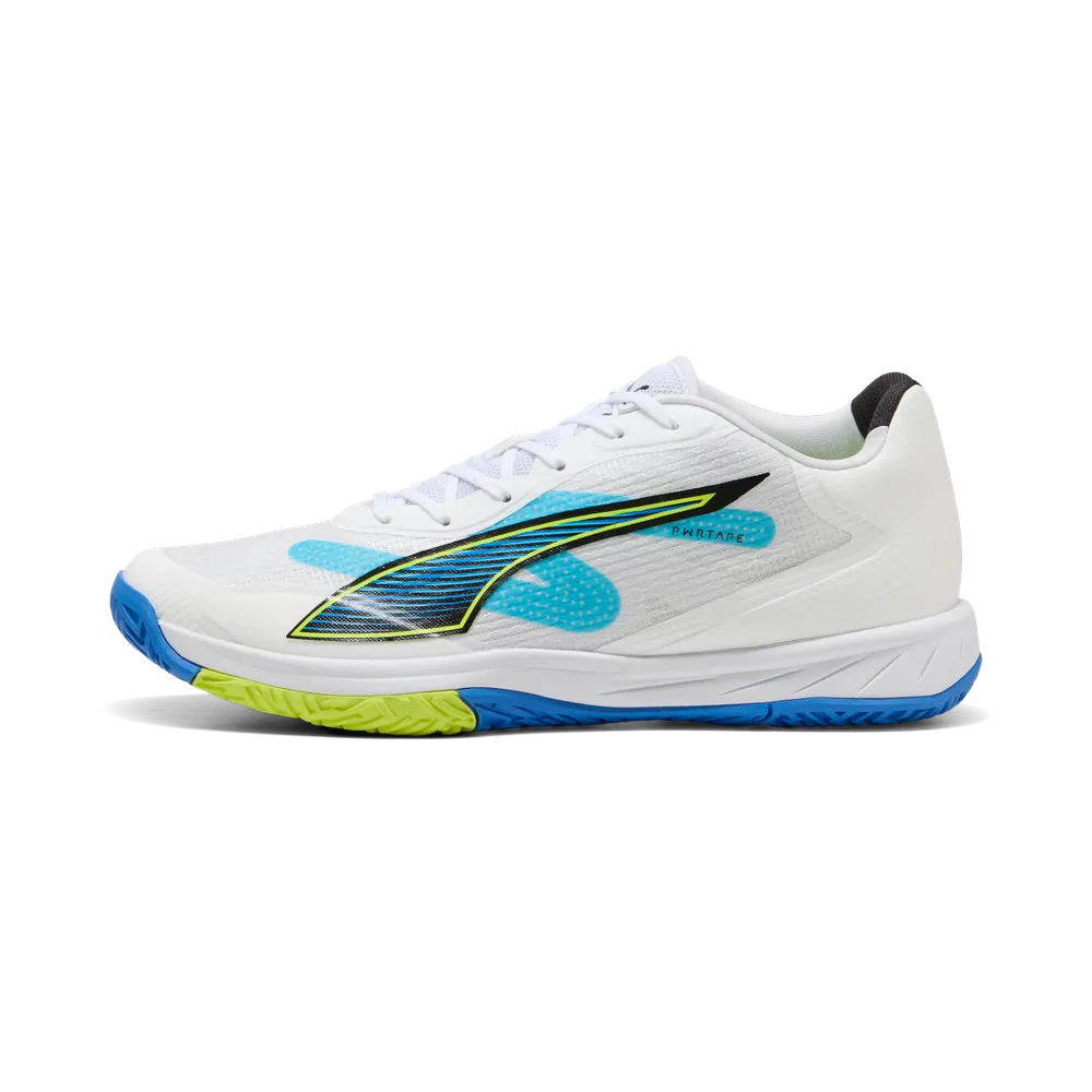 PUMA Accelerate Turbo 4 Game On White/Red/Blue - Handballschuhe Herren
