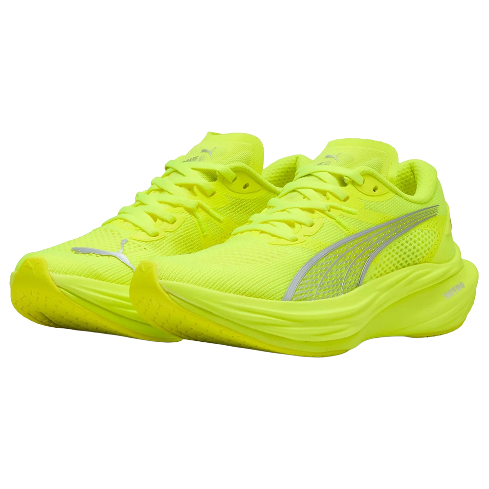 Puma Deviate NITRO™ 3 - Yellow Alert/Silver - Laufschuhe für Damen