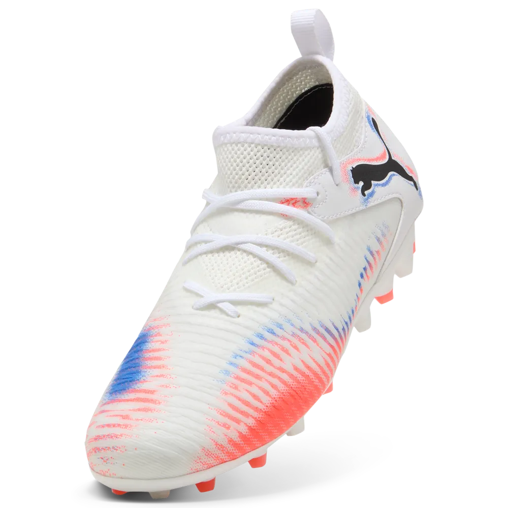 Puma FUTURE 8 MATCH MG Jr Fußballschuhe Kinder – White/Black/Glowing Red Puma FUTURE 8 MATCH MG Jr Fußballschuhe Kinder – White/Black/Glowing Red