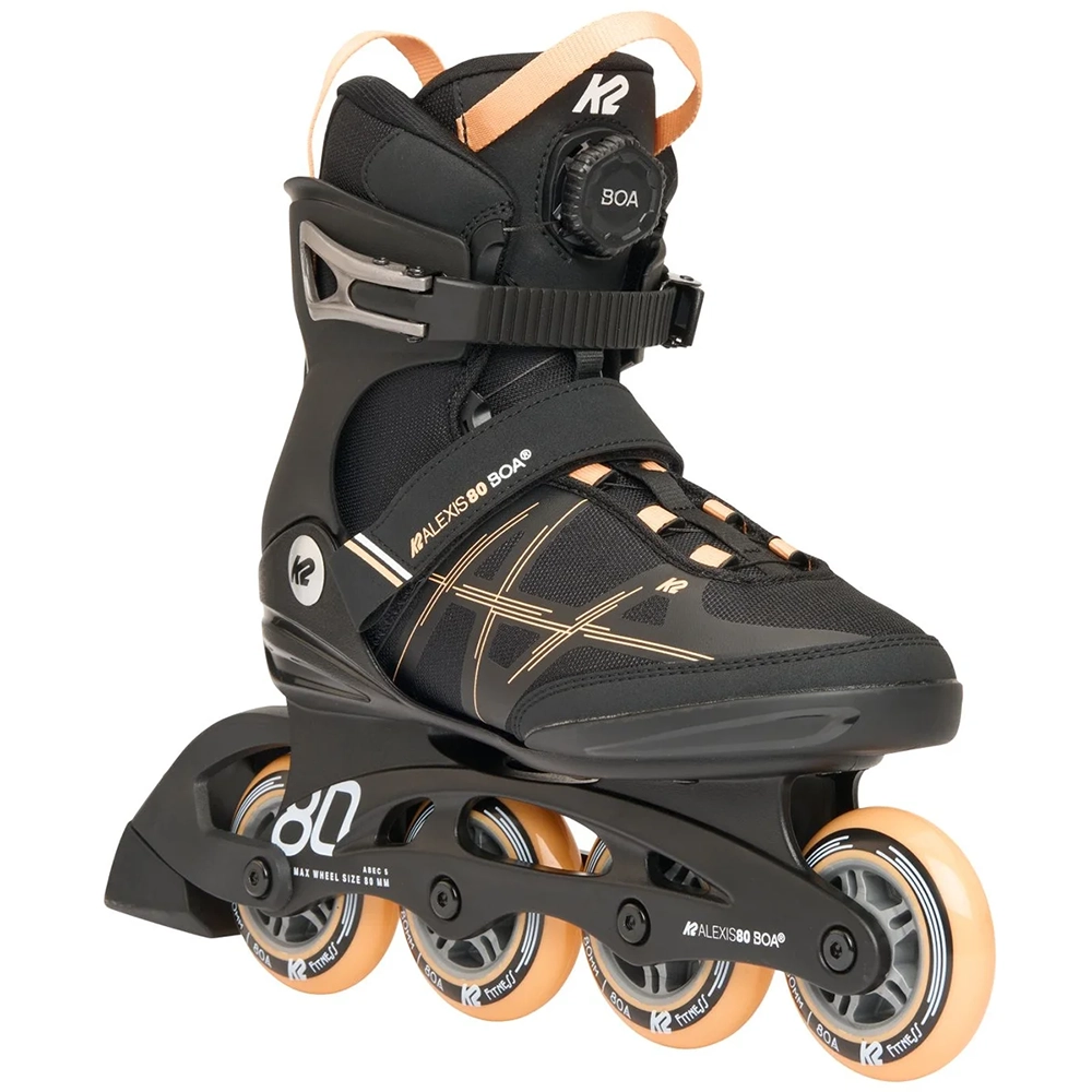 K2 Alexis 80 BOA Damen Inline Skate - black/pink