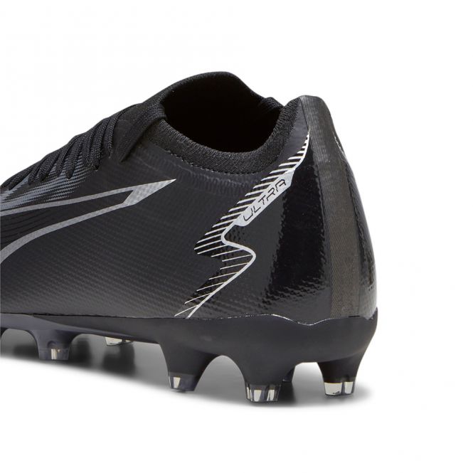 Puma ULTRA MATCH FG/AG Fussballschuh - black silver Puma ULTRA MATCH FG/AG Fussballschuh - black silver