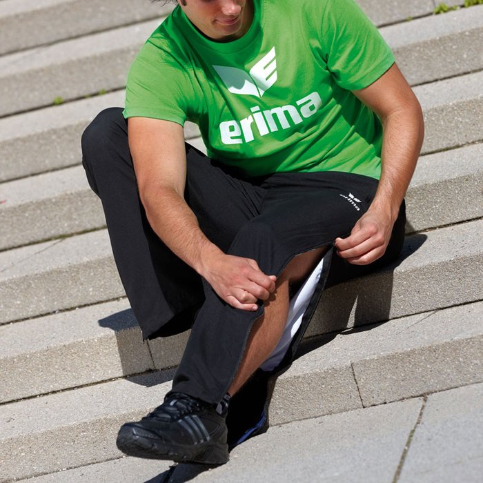 Erima Herren Hose mit durchgehendem Reißverschluss (für Reha)