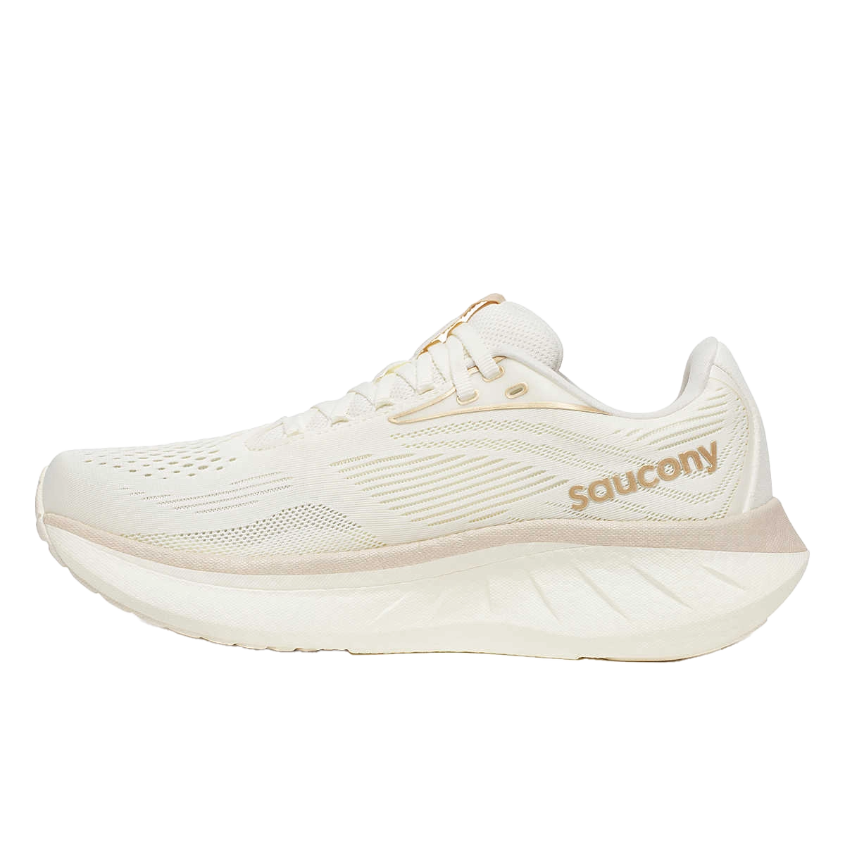 saucony Ride 18 Damen Neutral-Laufschuh - VANILLA
