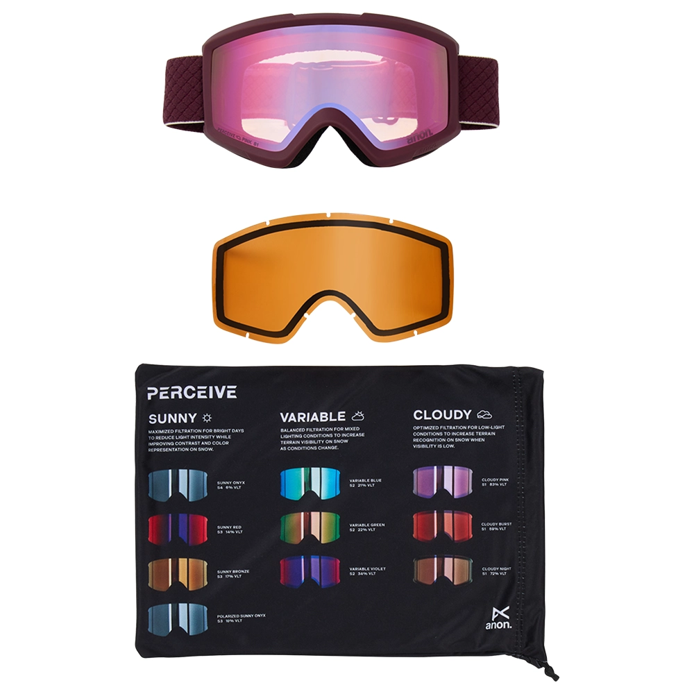 ANON Helix 2.0 Goggles Skibrille + Bonus Lens