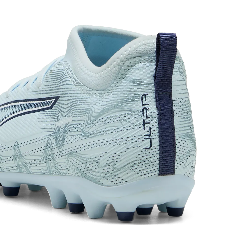 Puma ULTRA 6 MATCH MG Jr Fußballschuhe Kinder - Icy Blue/White/Blue Jewel